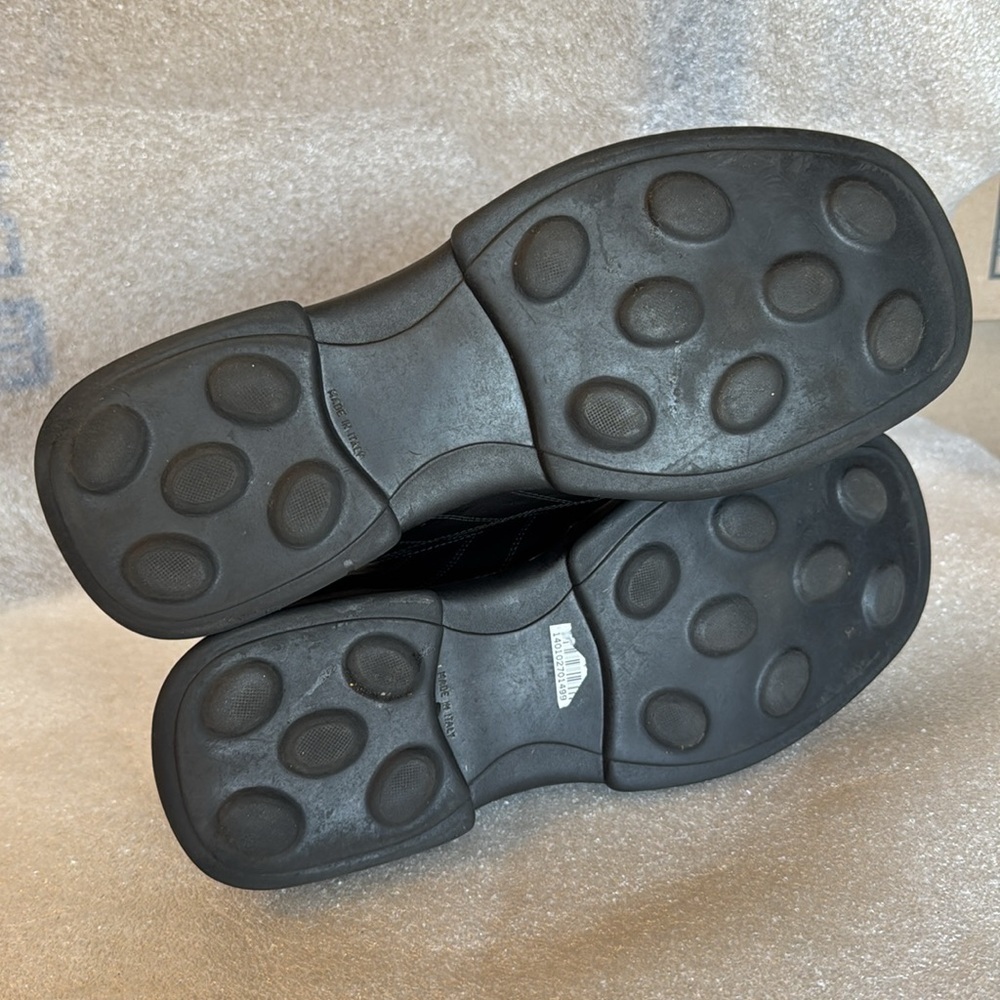 TOSI Italian Black Leather Men’s Size 10 - Picture 7 of 9